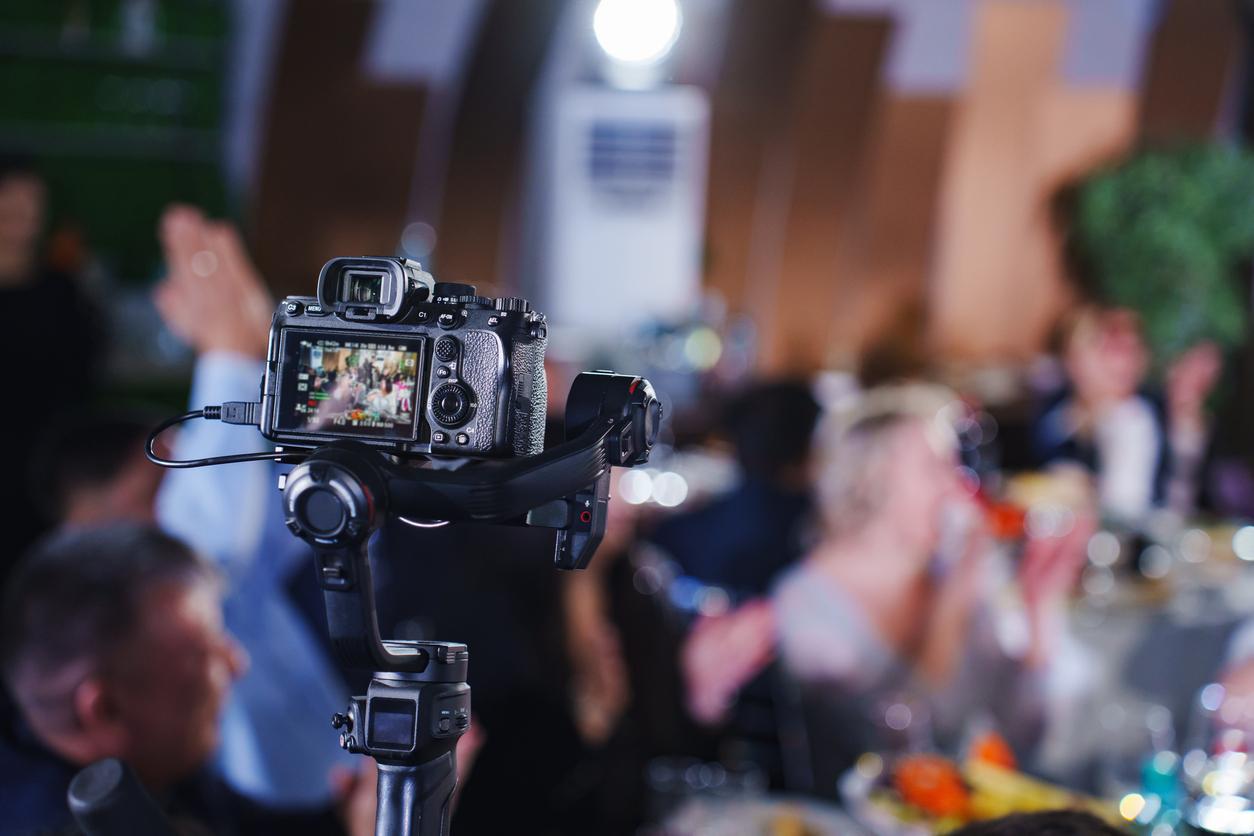 Team reviewing an event agenda and audience journey